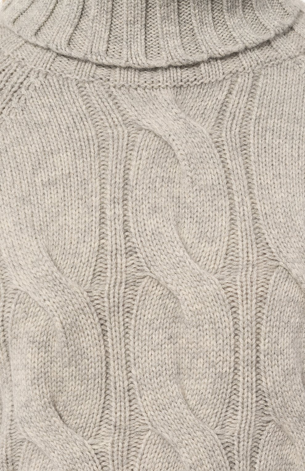 Свитер из шерсти и кашемира ALLUDE светло-серого цвета по цене 53950 руб., арт. 245/17042, фото 5 Свитер из шерсти и кашемира ALLUDE, арт. 245/17042, фото 5