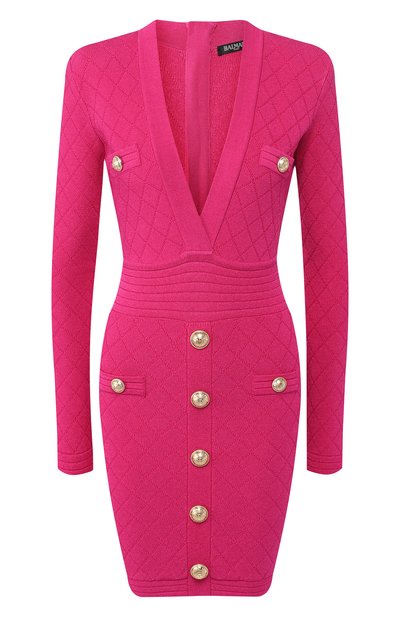 Женское платье из вискозы BALMAIN, арт. SF16262/K462
