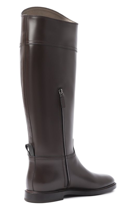 Кожаные сапоги Brunello Cucinelli MZ0LC3039P Коричневый  MZ0LC3039P Фото 5