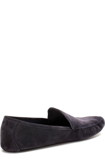 Замшевые домашние слиперы maurice LORO PIANA темно-синего цвета по цене 57500 руб., арт. FAC5526, фото 4 Замшевые домашние слиперы maurice LORO PIANA, арт. FAC5526, фото 4