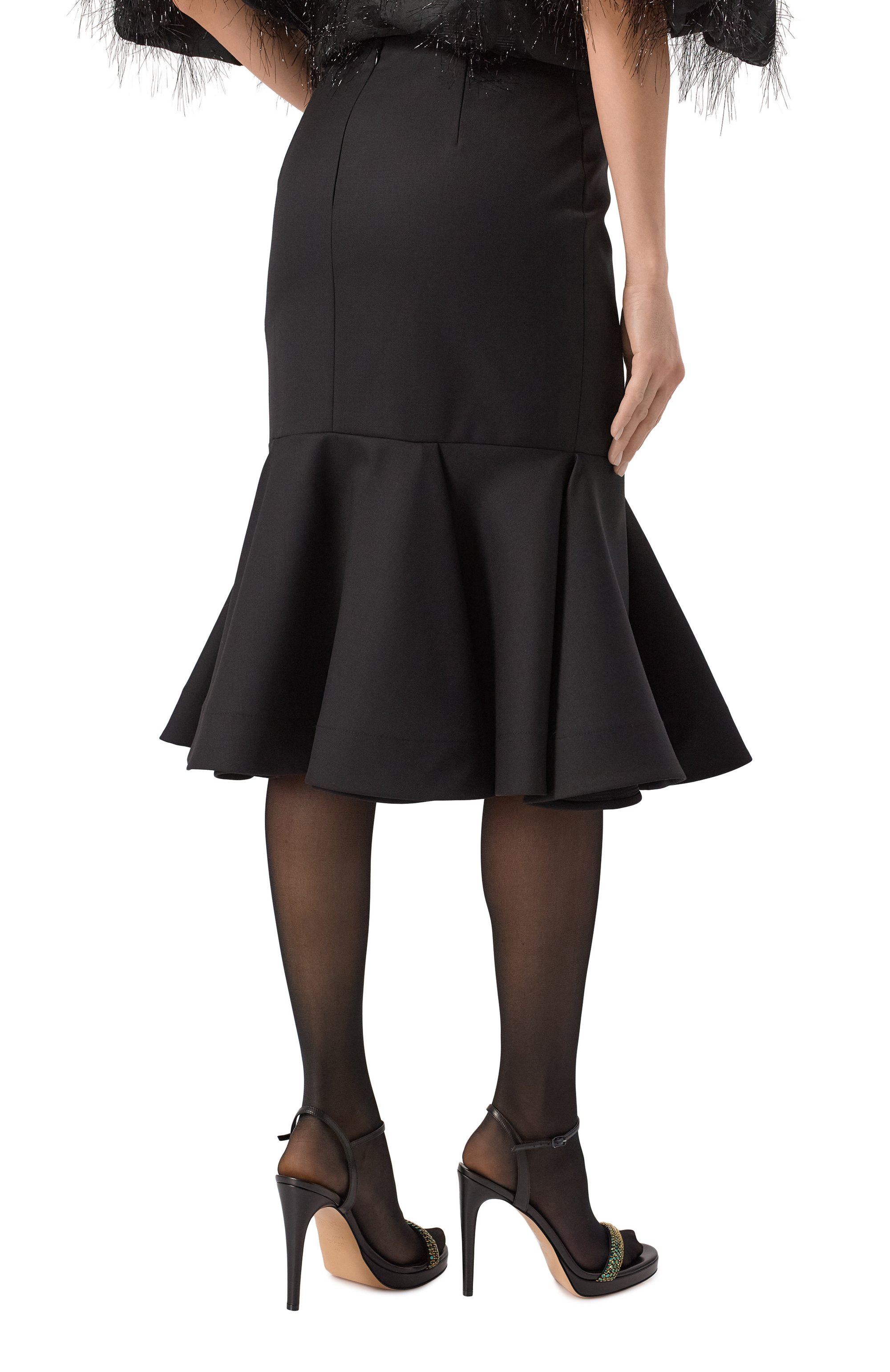 Шерстяная юбка NINA RICCI, арт. 25PCJU016/WV0322, фото 4