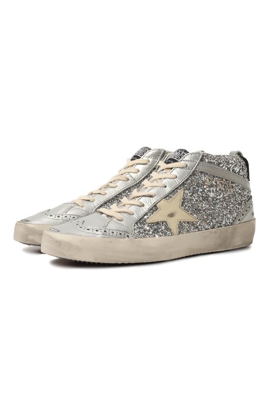 фото Комбинированные кеды mid star golden goose deluxe brand