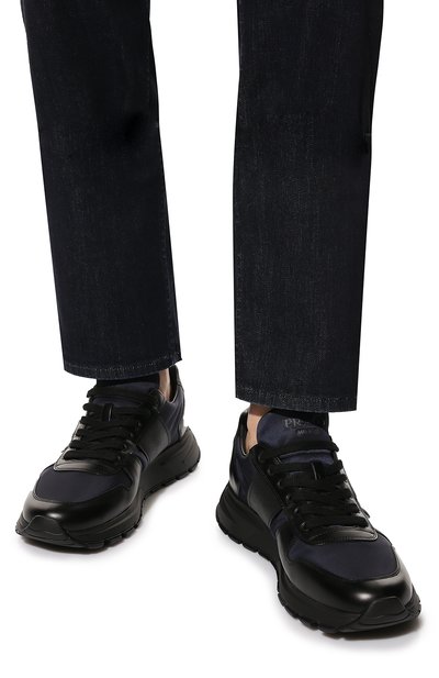 Комбинированные кроссовки prax 1 PRADA, арт. 4E3581-3LFR-F0804-G000, фото 3