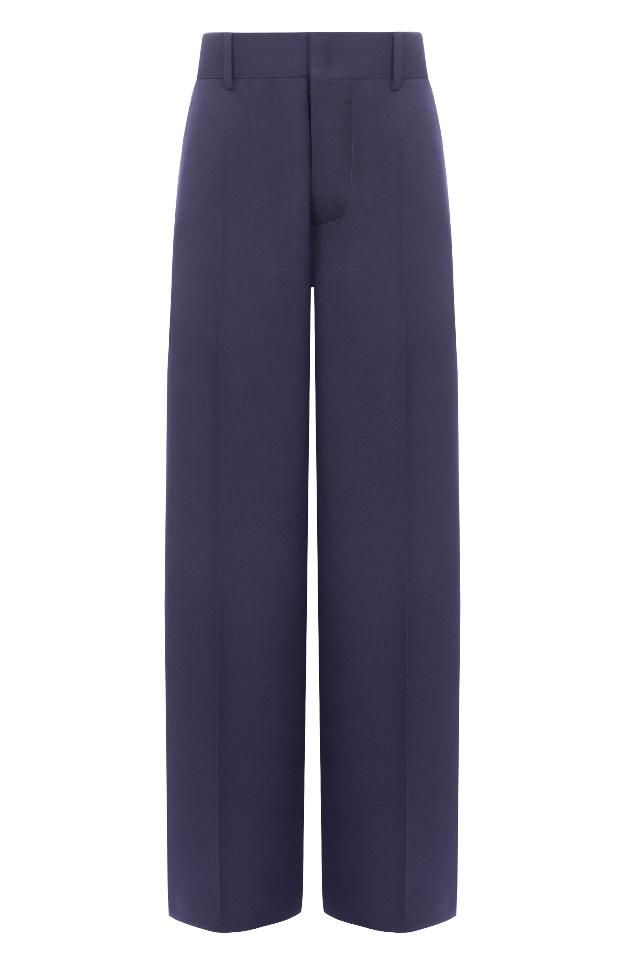 Шерстяные брюки DSQUARED2 синего цвета по цене 63600 руб., арт. S75KB0519/S78136, фото 1 Шерстяные брюки DSQUARED2, арт. S75KB0519/S78136, фото 1