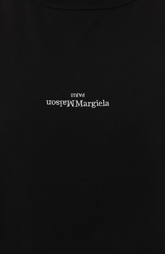 фото Хлопковая футболка maison margiela