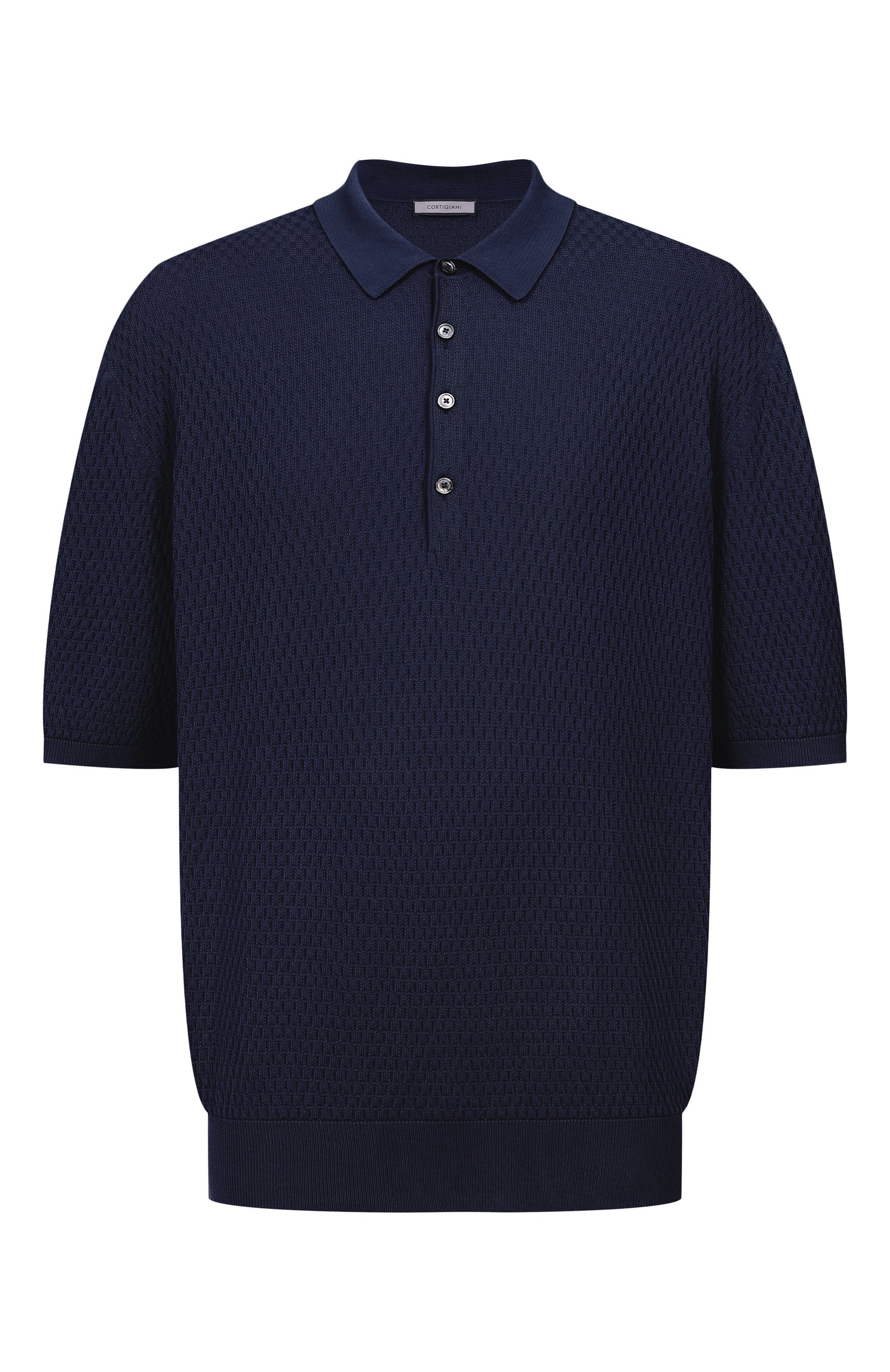 Хлопковое поло CORTIGIANI, арт. 4AS121, фото 1