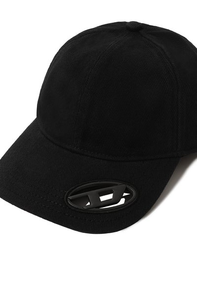 Хлопковая бейсболка DIESEL черного цвета по цене 10850 руб., арт. A11357/0PFAA, фото 4 Хлопковая бейсболка DIESEL, арт. A11357/0PFAA, фото 4