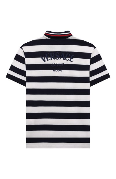 Хлопковое поло VERSACE, арт. 1000126/1A09735/8A-14A, фото 2