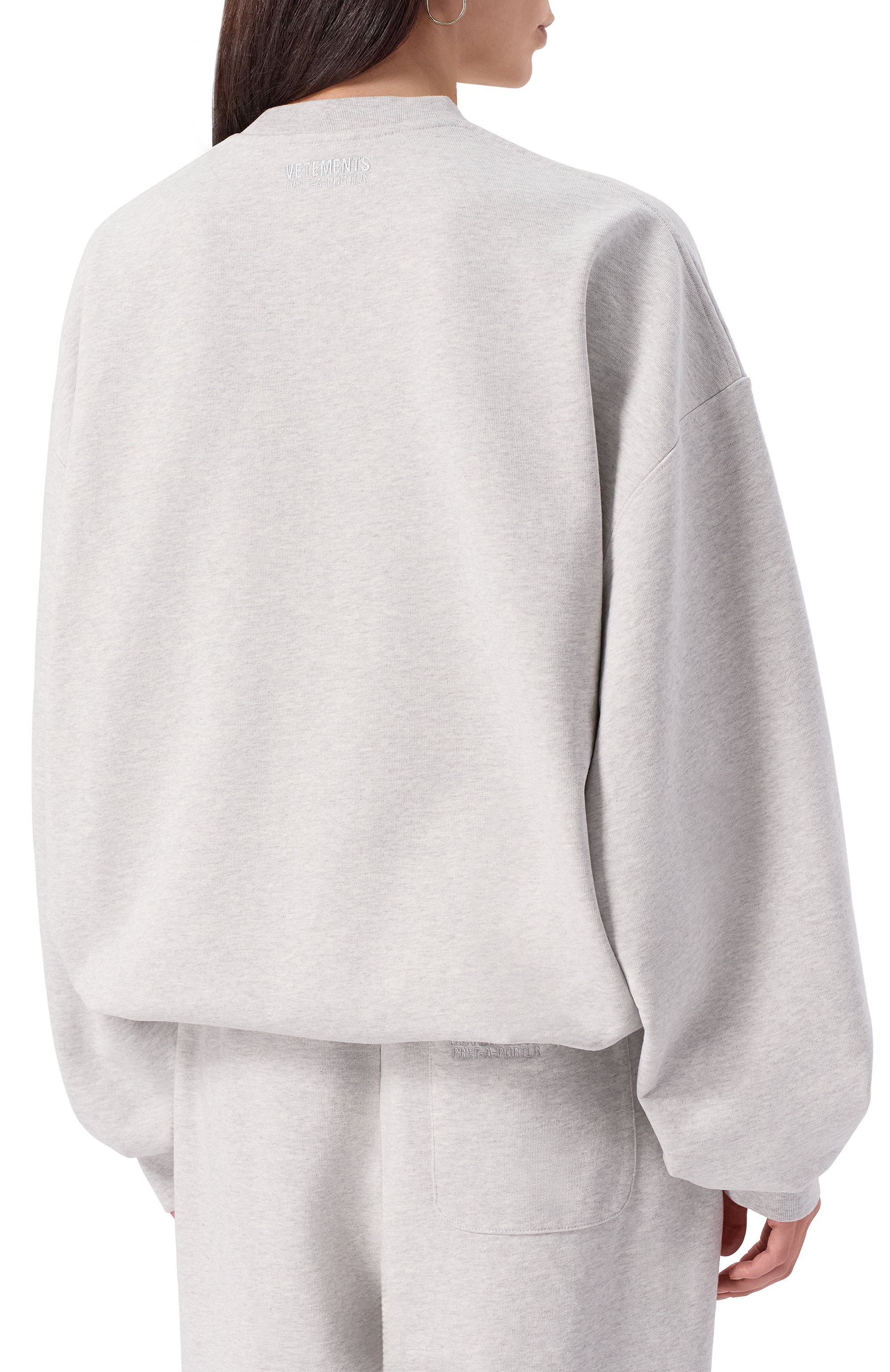 Хлопковый свитшот VETEMENTS, арт. UH76CW100G, фото 4