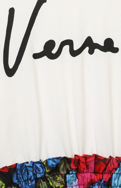 Хлопковое платье VERSACE, арт. YC000414/YA00079/8A-14A, фото 3