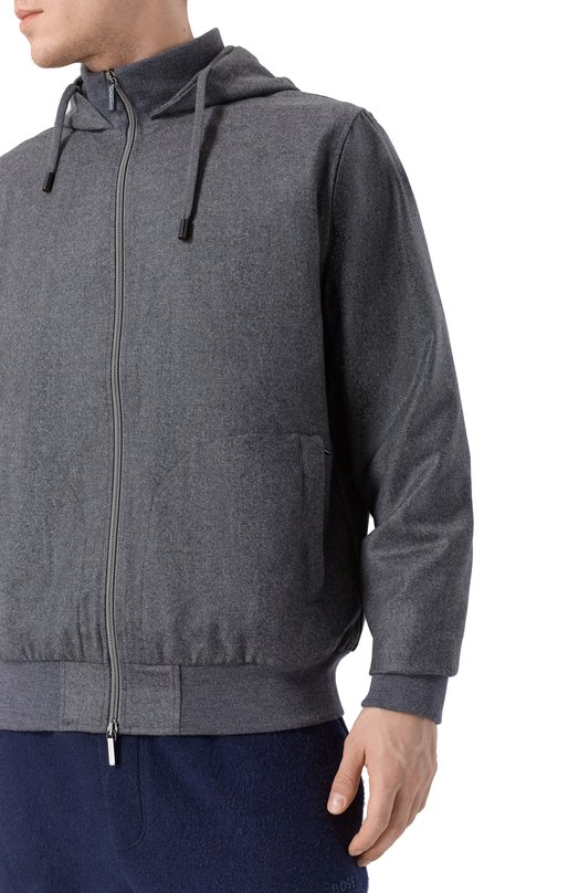 Шерстяная толстовка Capobianco 19M403.FA00. Серый  19M403.FA00. Фото 5