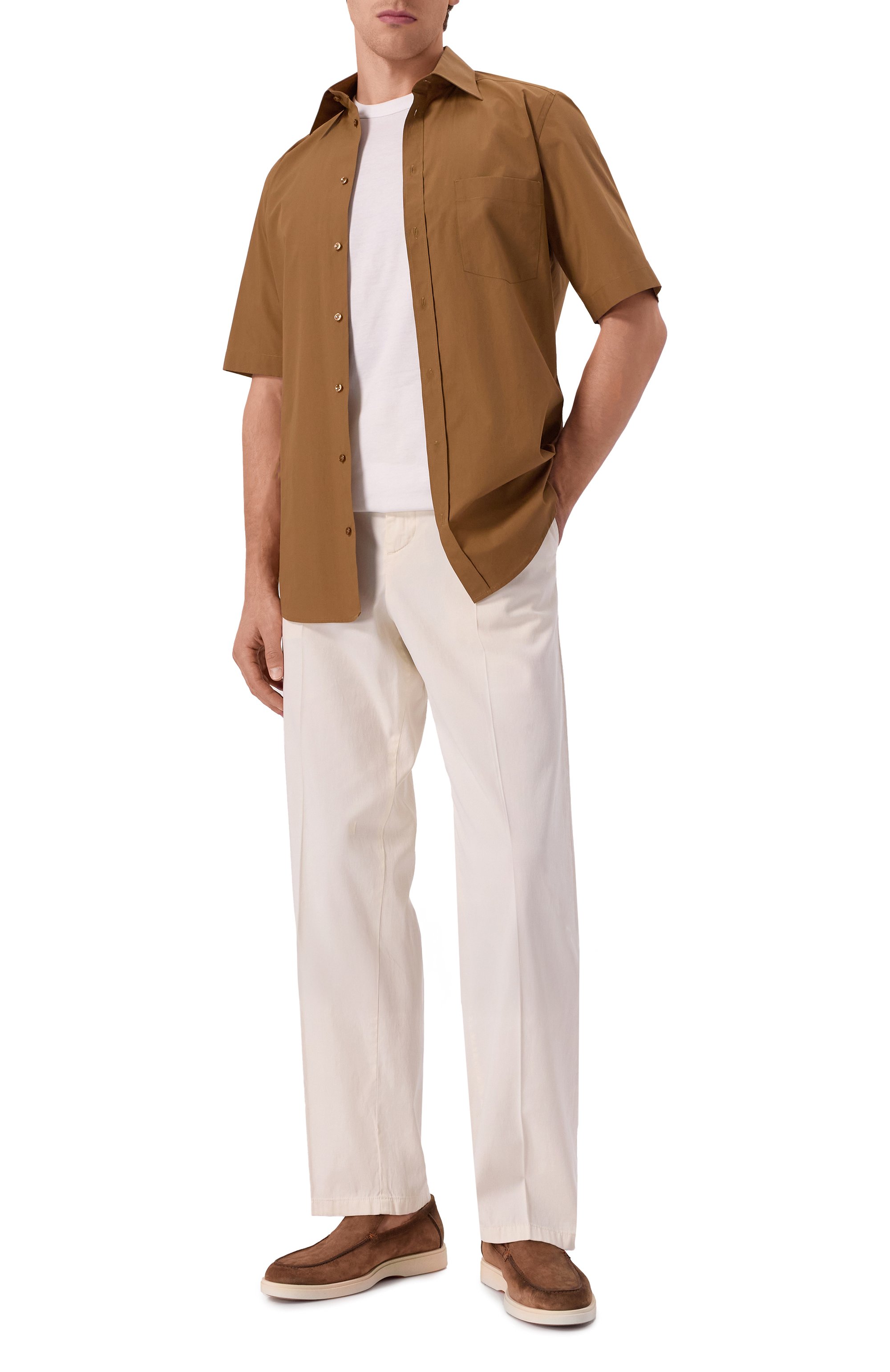 Брюки из лиоцелла и хлопка CANALI, арт. 93609/PT01355, фото 2