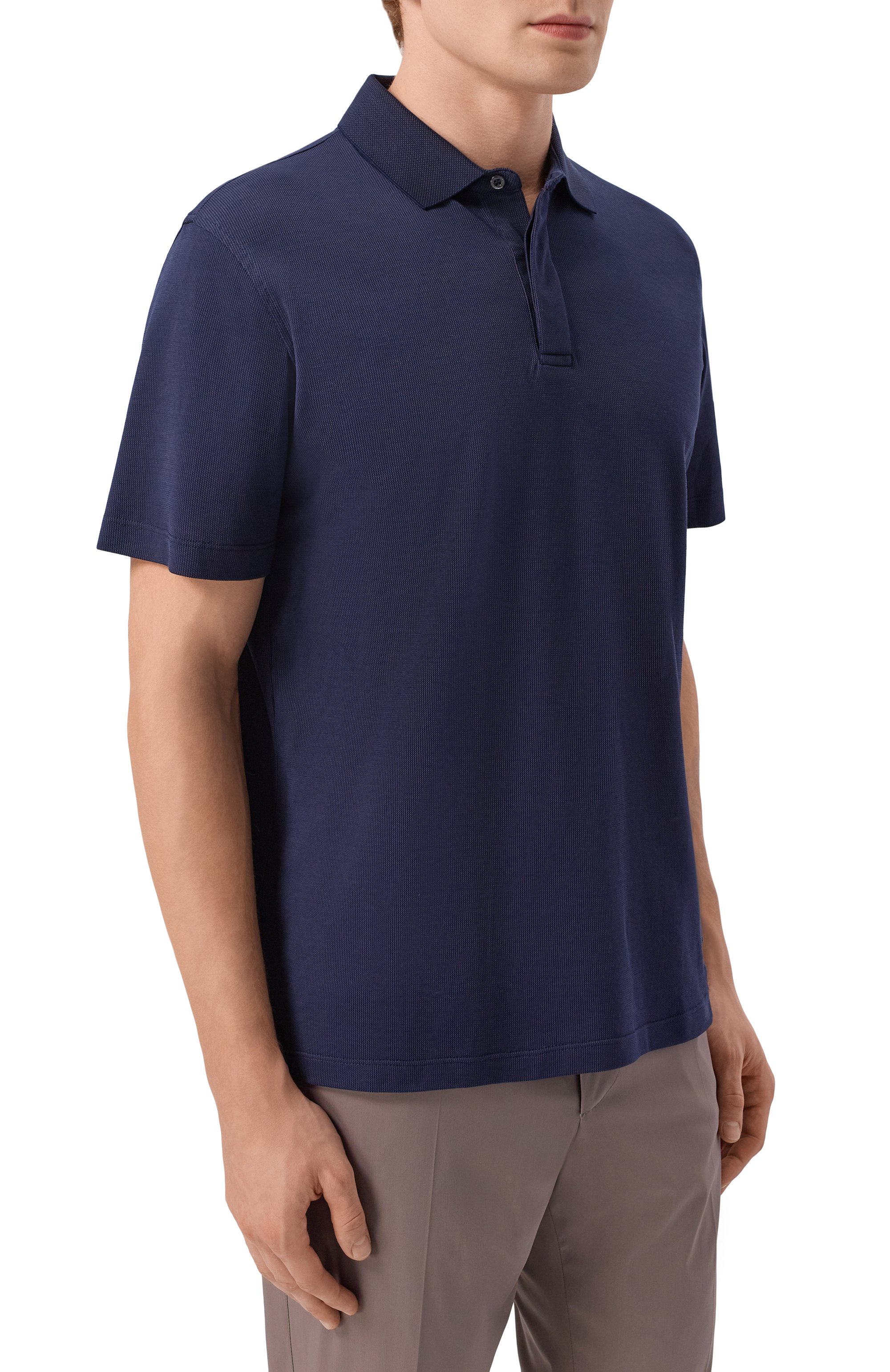 Хлопковое поло CORNELIANI, арт. 27G511/2725032, фото 3