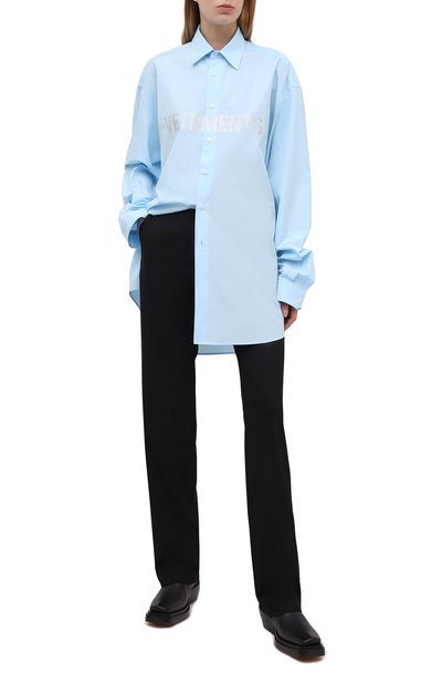 Хлопковая рубашка VETEMENTS, арт. UE51SH910B 1004/W, фото 2