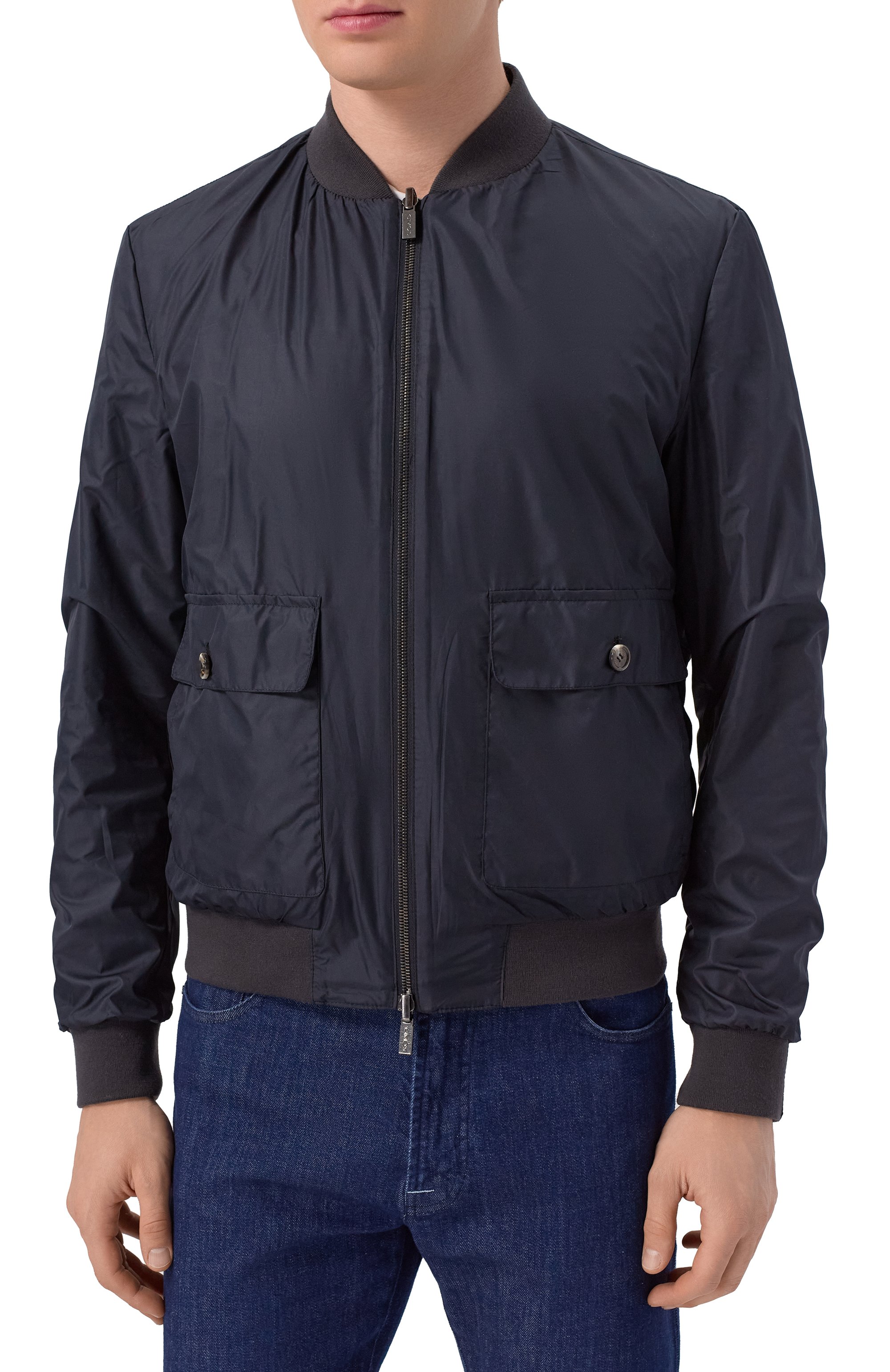 Двусторонний кожаный бомбер GIMO'S, арт. 5S20.1.090.90R/58, фото 6