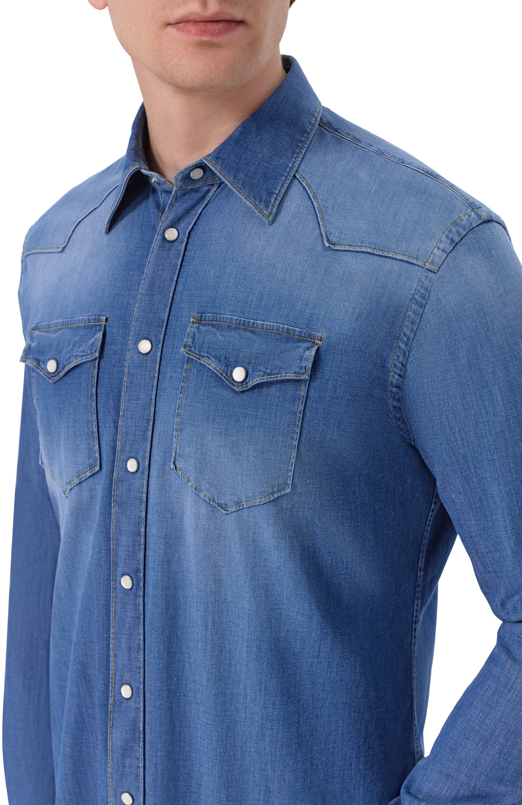 Джинсовая рубашка ALESSANDRO GHERARDI, арт. WEST/76A2, фото 5