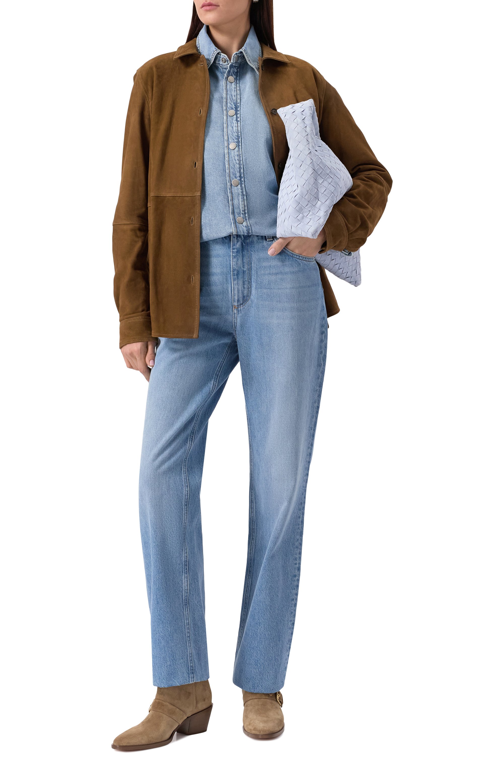 Замшевые ботильоны GIANVITO ROSSI, арт. G05627.45CU0.SUECAML, фото 2