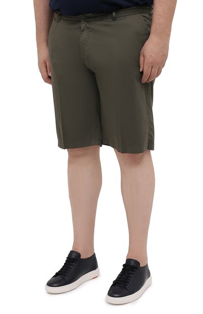 Шорты из хлопка и шелка PAUL&SHARK, арт. 21414116/FIZ, фото 3