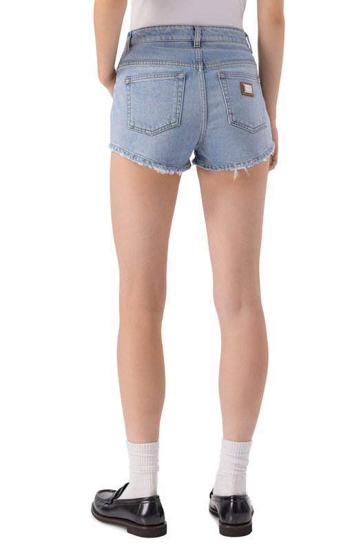 Джинсовые шорты Dolce & Gabbana FTC7DD/G8NY5 Голубой  FTC7DD/G8NY5 Фото 4