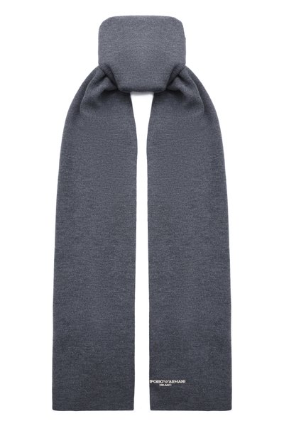 Мужской шерстяной шарф EMPORIO ARMANI, арт. EM003713/AF18241