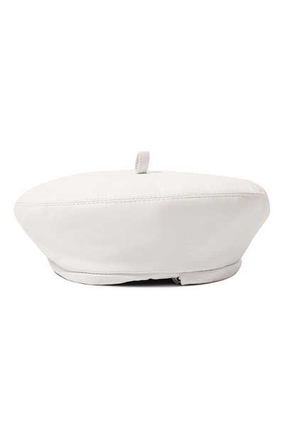 Кожаный берет COCOSHNICK HEADDRESS, арт. beretwhite, фото 3