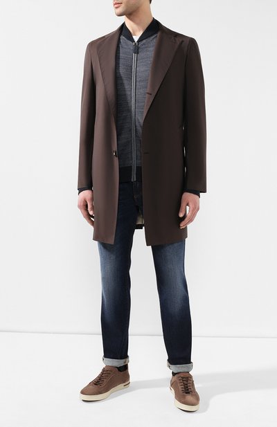 Замшевые кеды 70's walk LORO PIANA, арт. FAI4905, фото 2