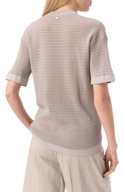 Пуловер из хлопка и шелка AGNONA, арт. K109015/6Q180M, фото 4