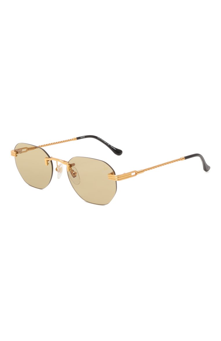 Солнцезащитные очки VINTAGE FRAMES, арт. DETR0IT PLAYER 24KT G0LD/AMBER, фото 1