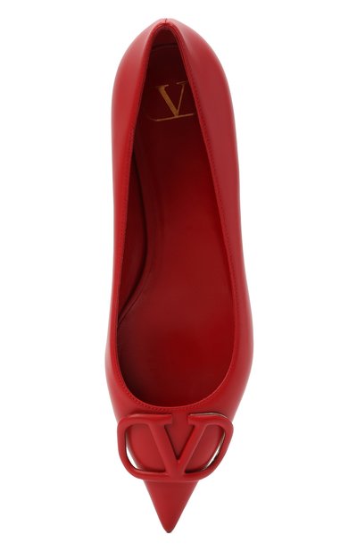Кожаные балетки  VALENTINO, арт. VW2S0T72/MZF, фото 5