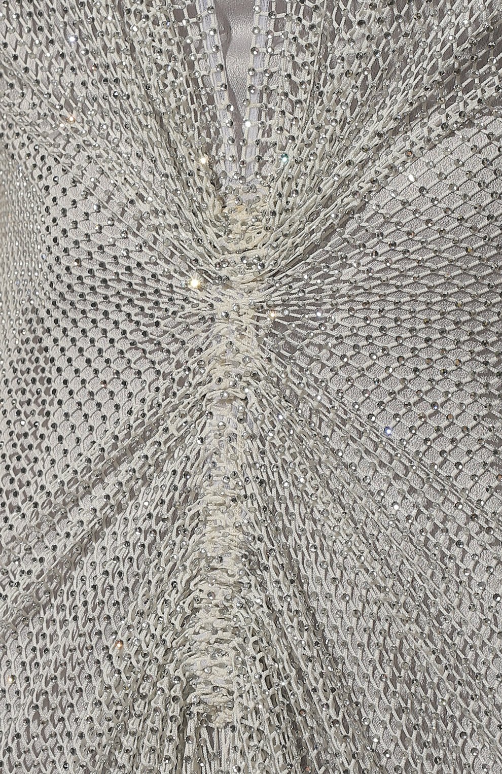 Платье VNINE серебряного цвета по цене 131000 руб., арт. VN-05/DRESS, фото 5 Платье VNINE, арт. VN-05/DRESS, фото 5