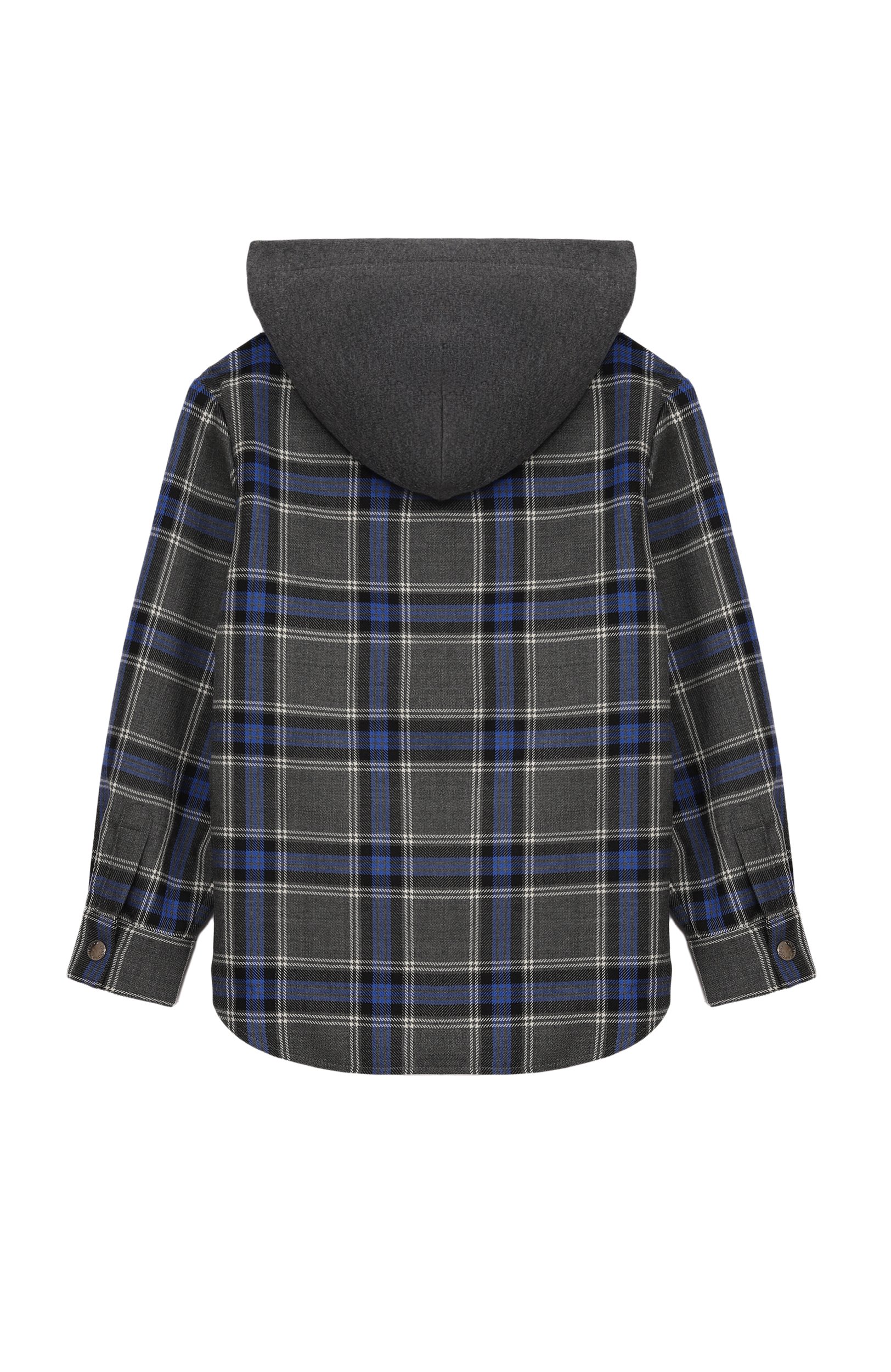 Рубашка из шерсти и хлопка DOLCE & GABBANA, арт. L44S98/FQ2N0_001, фото 2