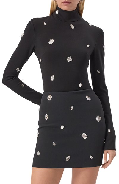 Боди DAVID KOMA черного цвета по цене 161500 руб., арт. PF25DK83BS, фото 3 Боди DAVID KOMA, арт. PF25DK83BS, фото 3