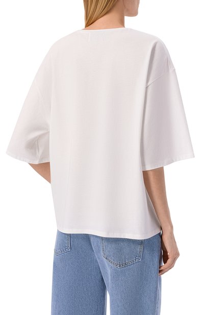 Хлопковая футболка LOULOU DE SAISON, арт. 0SIS, фото 4