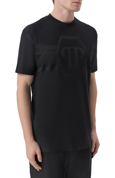 Хлопковая футболка PHILIPP PLEIN, арт. SAFC MTK8885 PJY002N, фото 3