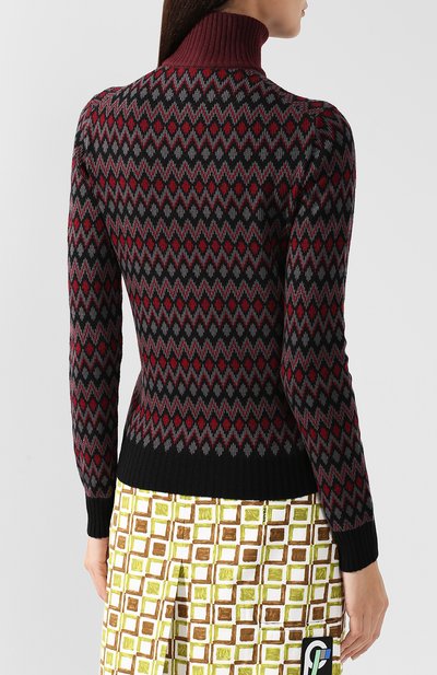 Шерстяная водолазка PRADA черного цвета по цене 83000 руб., арт. 126235-1R87-F0002, фото 4 Шерстяная водолазка PRADA, арт. 126235-1R87-F0002, фото 4