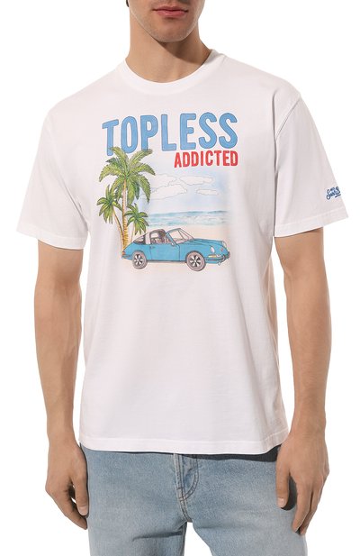 Хлопковая футболка MC2 SAINT BARTH, арт. STBM TSHIRT MAN/TSHM001/02203B, фото 3