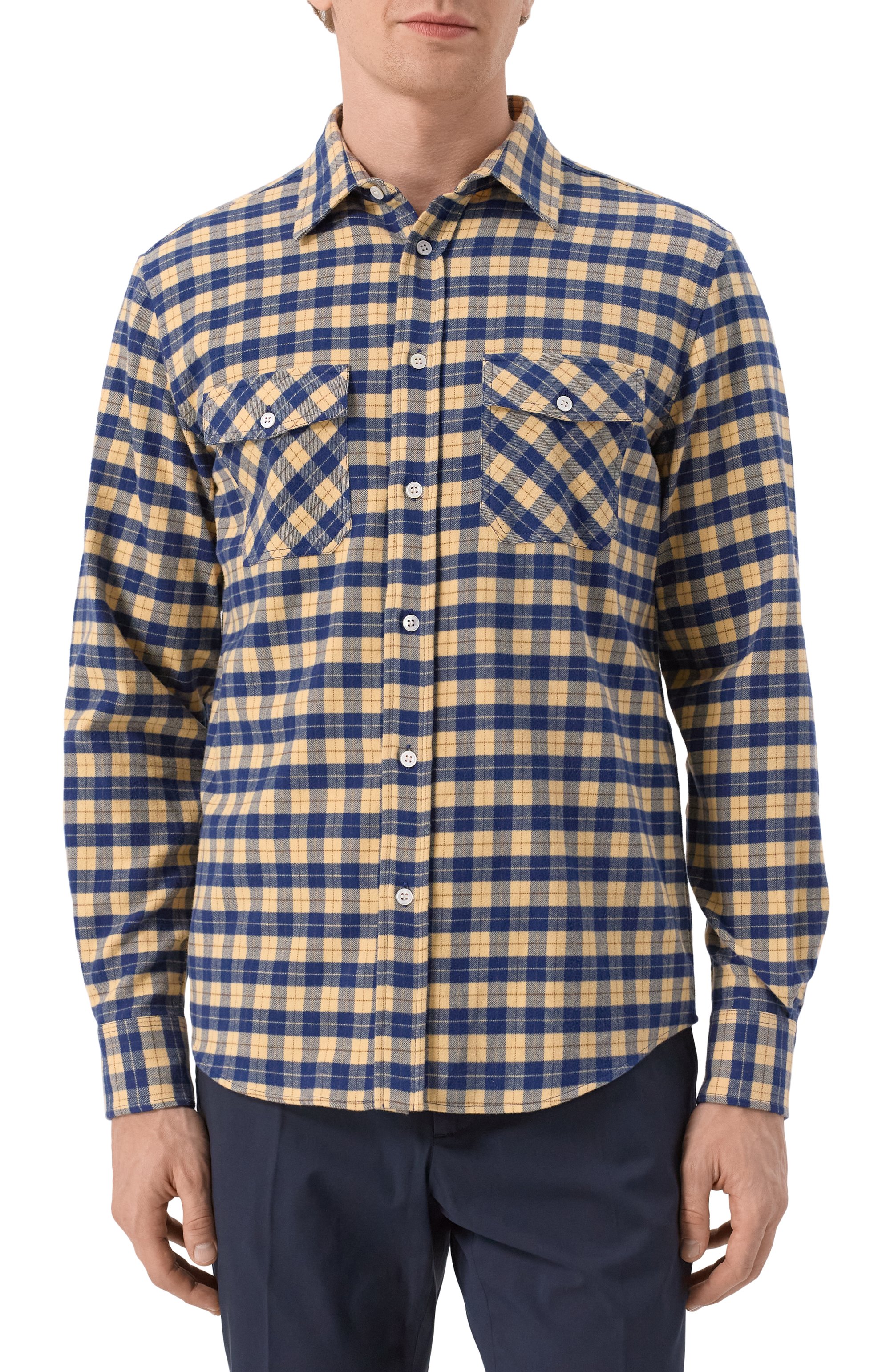 Хлопковая рубашка VALENTINO, арт. 6V3ABP90ALB, фото 3