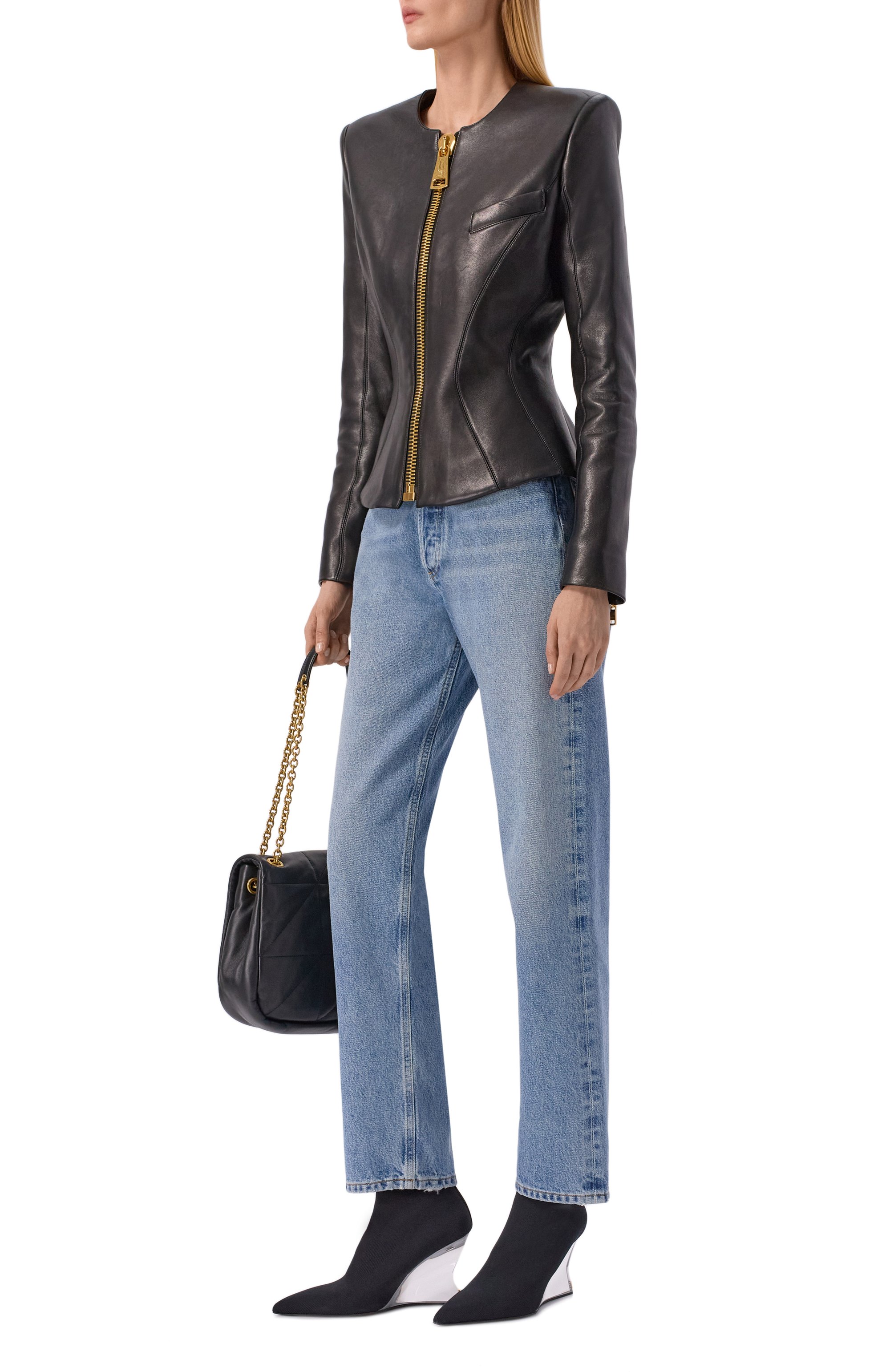 Текстильные ботильоны BALMAIN, арт. GN1TE201/TKNI, фото 3