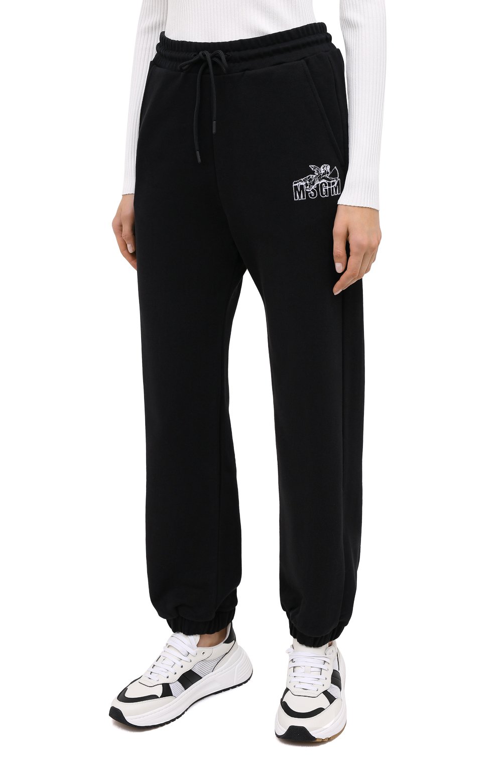 Хлопковые джоггеры MSGM, арт. 2941MDP60 207799, фото 3