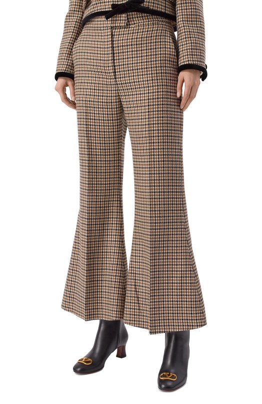 Шерстяные брюки Valentino 8B3RB6Z1/9WL Бежевый  8B3RB6Z1/9WL Фото 3