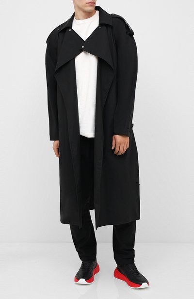 Кожаные кроссовки BOTTEGA VENETA черного цвета по цене 66900 руб., арт. 565646/VT040, фото 2 Кожаные кроссовки BOTTEGA VENETA, арт. 565646/VT040, фото 2