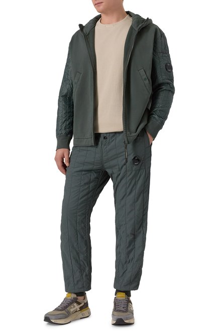 Мужской комбинированный кардиган C.P. COMPANY, арт. 19CMSS054A005835M