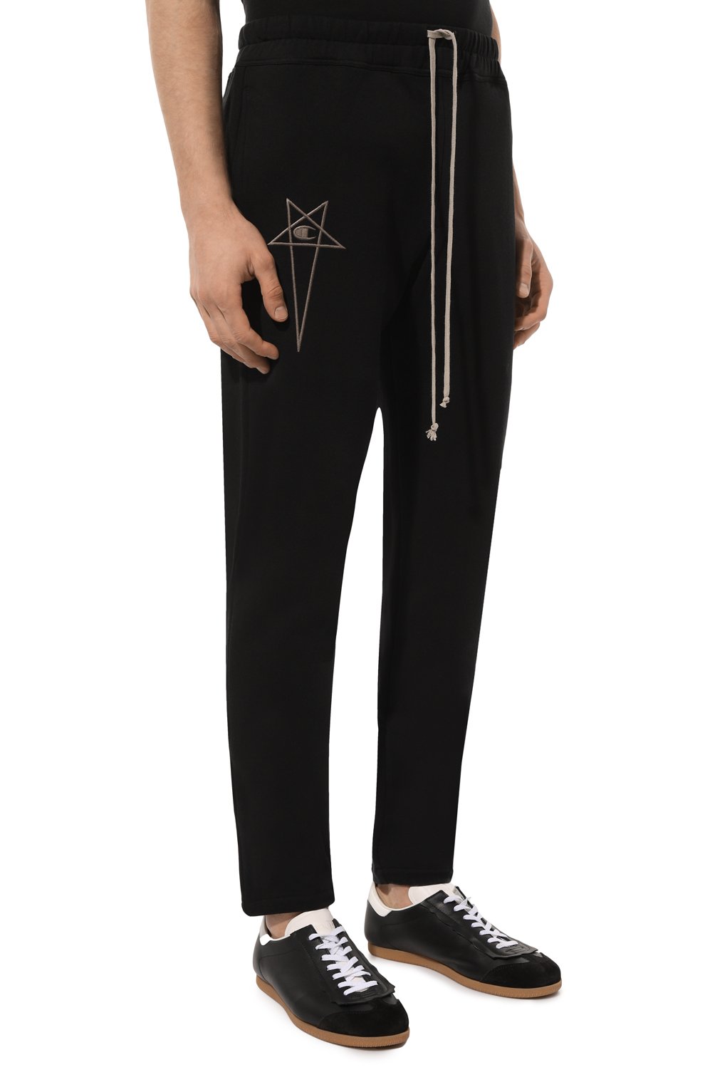 Хлопковые брюки rick owens x champion RICK OWENS, арт. CM01D0471/CHFE, фото 3