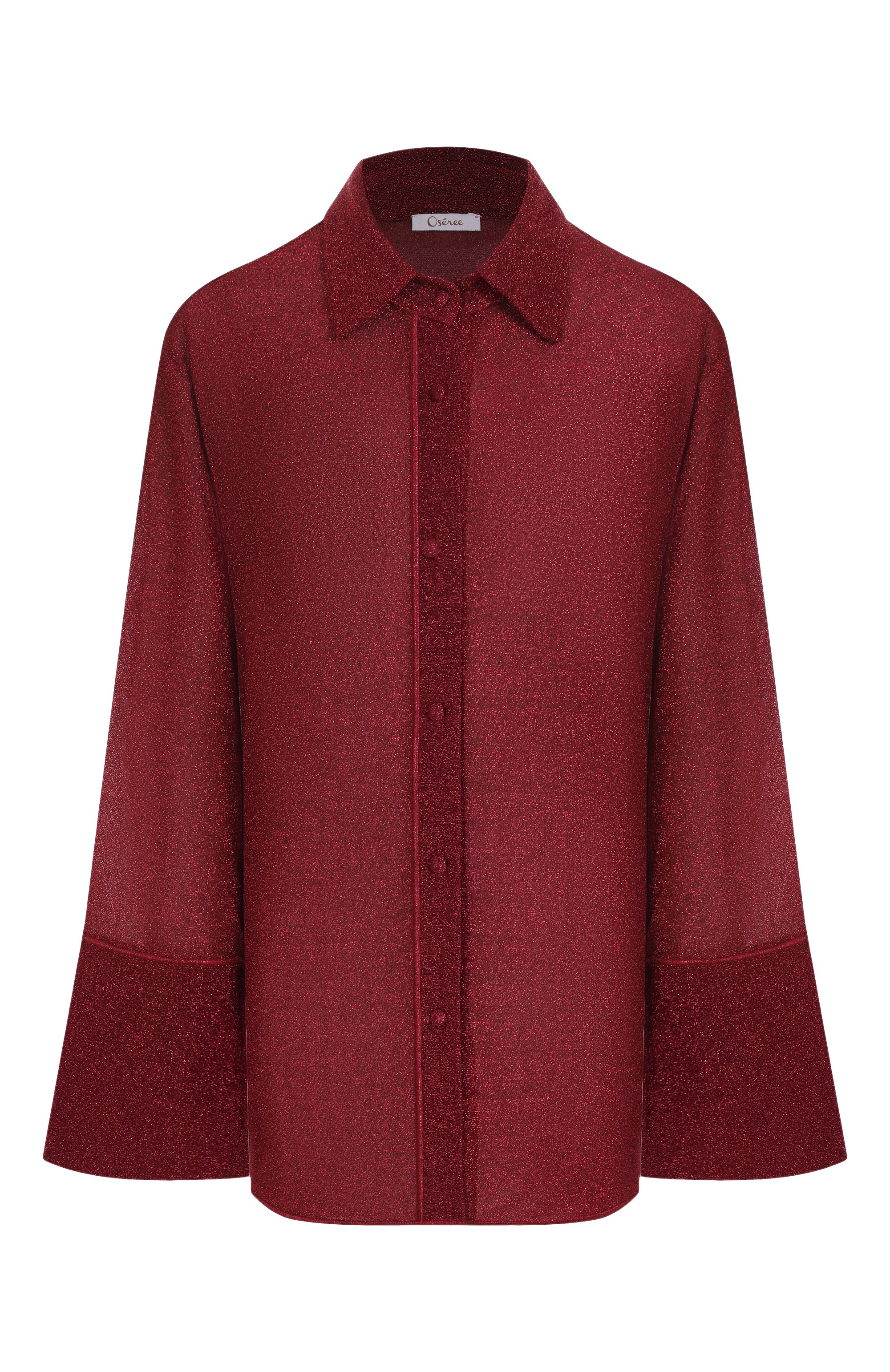 Блузка OSEREE бордового цвета по цене 39950 руб., арт. LSF235, фото 1 Блузка OSEREE, арт. LSF235, фото 1