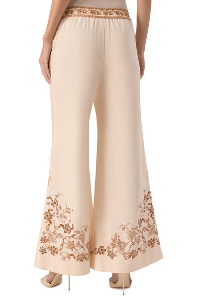 Хлопковые брюки ZIMMERMANN, арт. 3416PSS253, фото 4