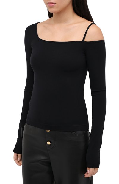 Топ HELMUT LANG черного цвета по цене 18350 руб., арт. K06HW502, фото 3 Топ HELMUT LANG, арт. K06HW502, фото 3