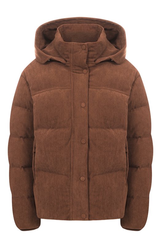 Вельветовый пуховик Addicted MD112.1 Коричневый MD112.1