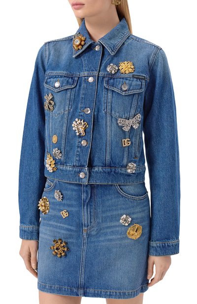 Джинсовая куртка DOLCE & GABBANA, арт. F9I46Z/G8NC7, фото 3