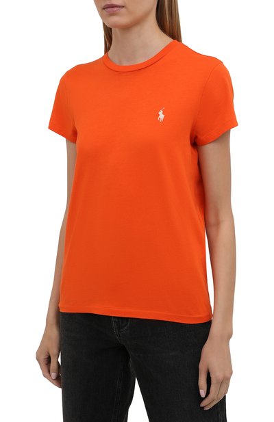 Хлопковая футболка POLO RALPH LAUREN, арт. 211734144, фото 3