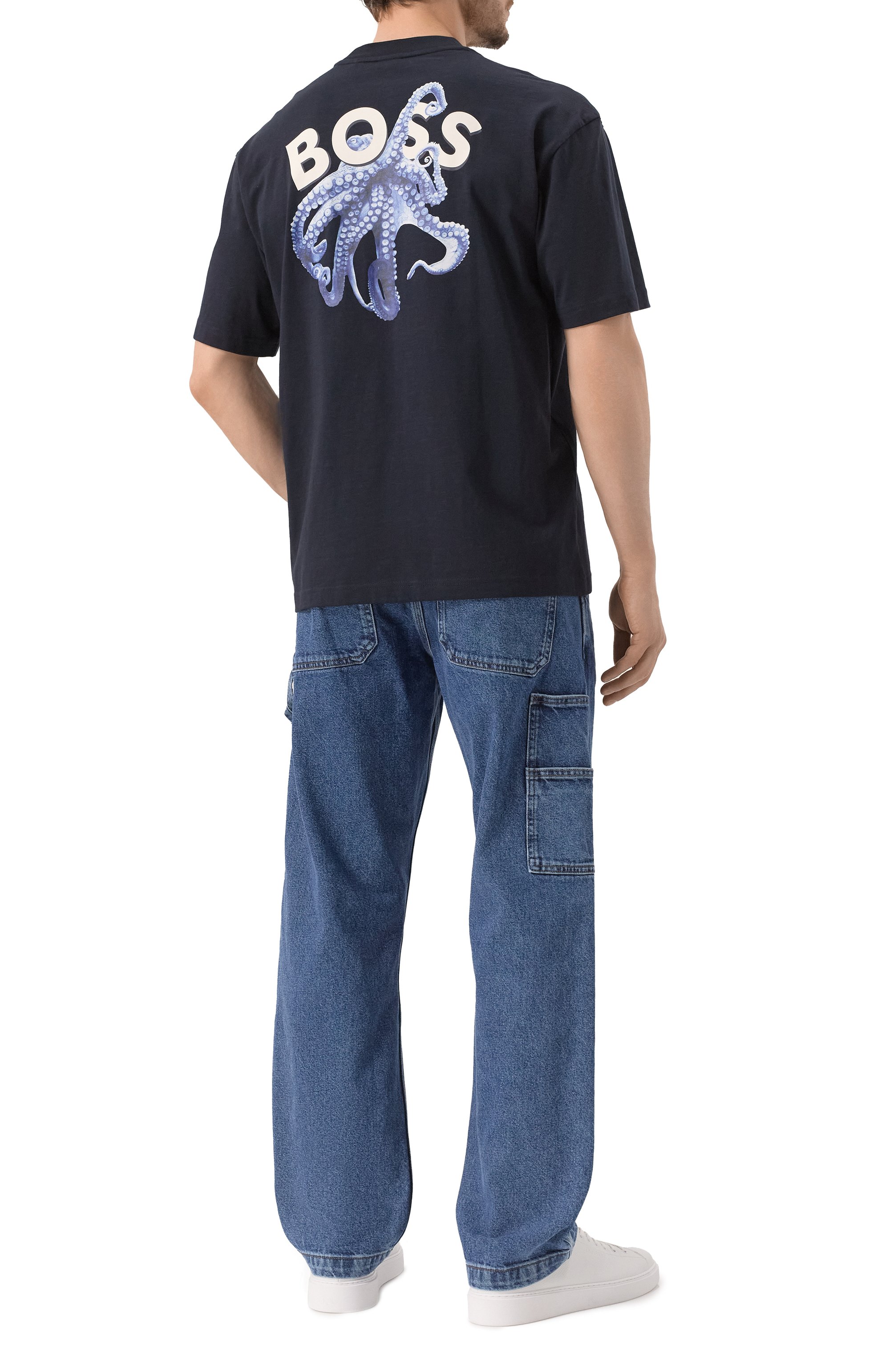 Хлопковая футболка BOSS ORANGE, арт. 50540520, фото 2